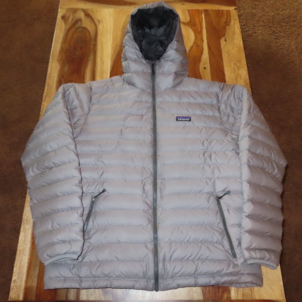 Patagonia Down Sweater Jacket Hoodie Gray XL
